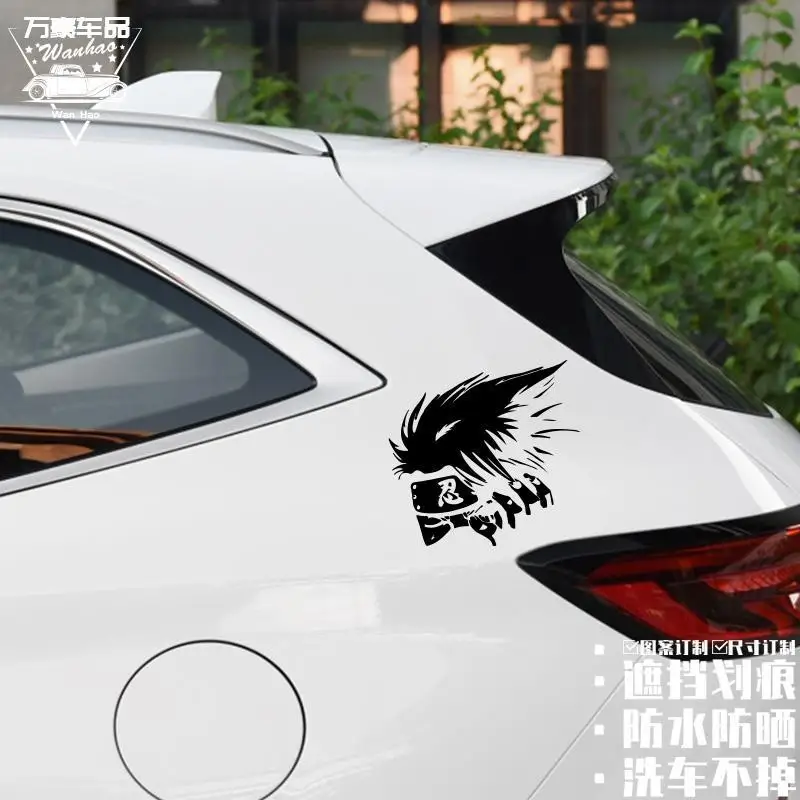 

Naruto Sticker Lahua Car Decorate Sharingan Scratch Cover Cartoon Uzumaki Naruto Hatake Kakashi Car Accessories Festival Gift