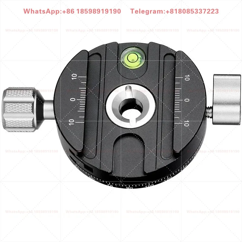 RH-0 RH-1L RH-2L Panoramic Panning Clamp Arca Standard Tripod Gimbal Base 360 Degree Rotation Camera Mount With Bubble Level