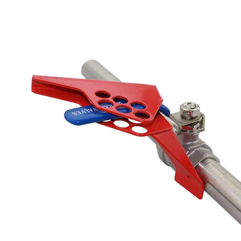 Wedge Ball Valve Lockout Device Standard Industrial Pipeline Valve Lock Safety Isolation Lockout Tagout For Factory Maintenance
