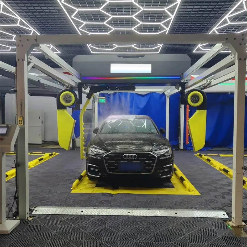 YG Customized OEM ODM Smart 360 Touchless Automatic Car Wash Washing Machine For Gas Stations