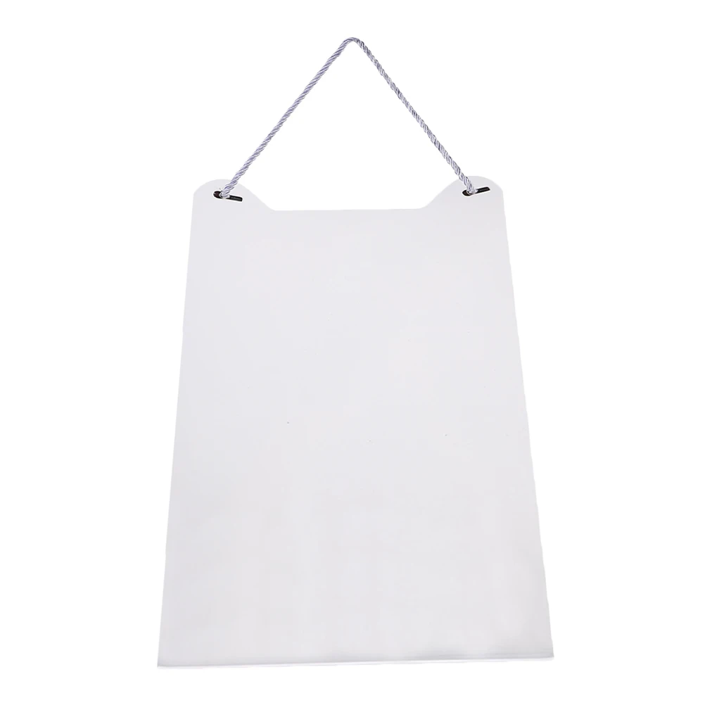 

Hanging Price Board Bathroom Sign for Business Signs Door Hanger Tags Blank Not Disturb Privacy Acrylic Plaque Office