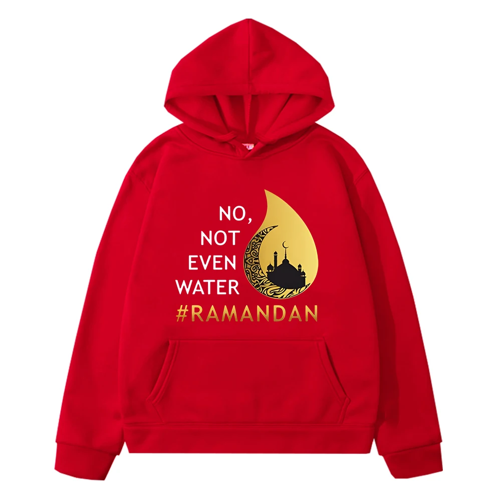 Ramadan Mubarak Kids With Moon Clothe Festive Outfit Print hoodies Ramadan Kareem sweatshirt boy gir Muslim clothes y2k sudadera