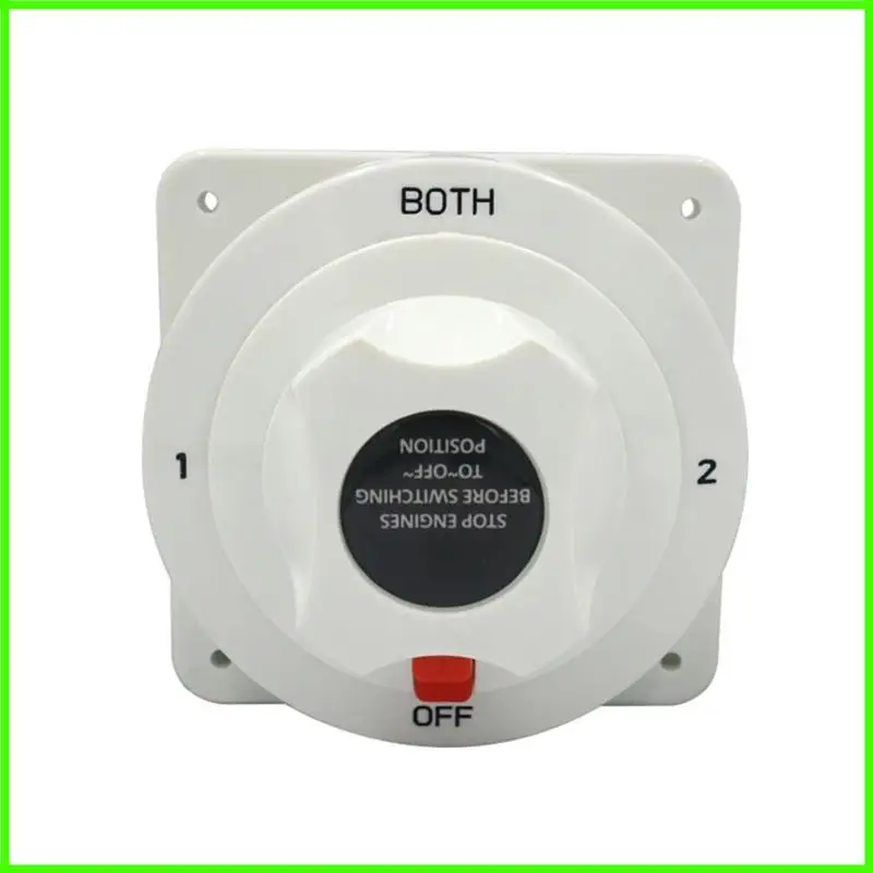 

Boat Battery Switches 300A 3 Position Plastic Enclosure Brass Electrical Components