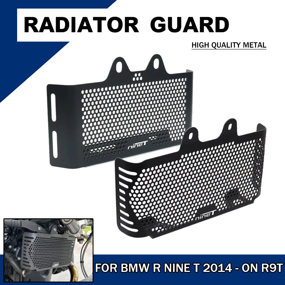 

For BMW R NINE T R9T Rninet Scrambler Urban GS Race Pure 2014-2022 2023 Motorcycle Radiator Guard Grille Oil-Cooler Cover Grill