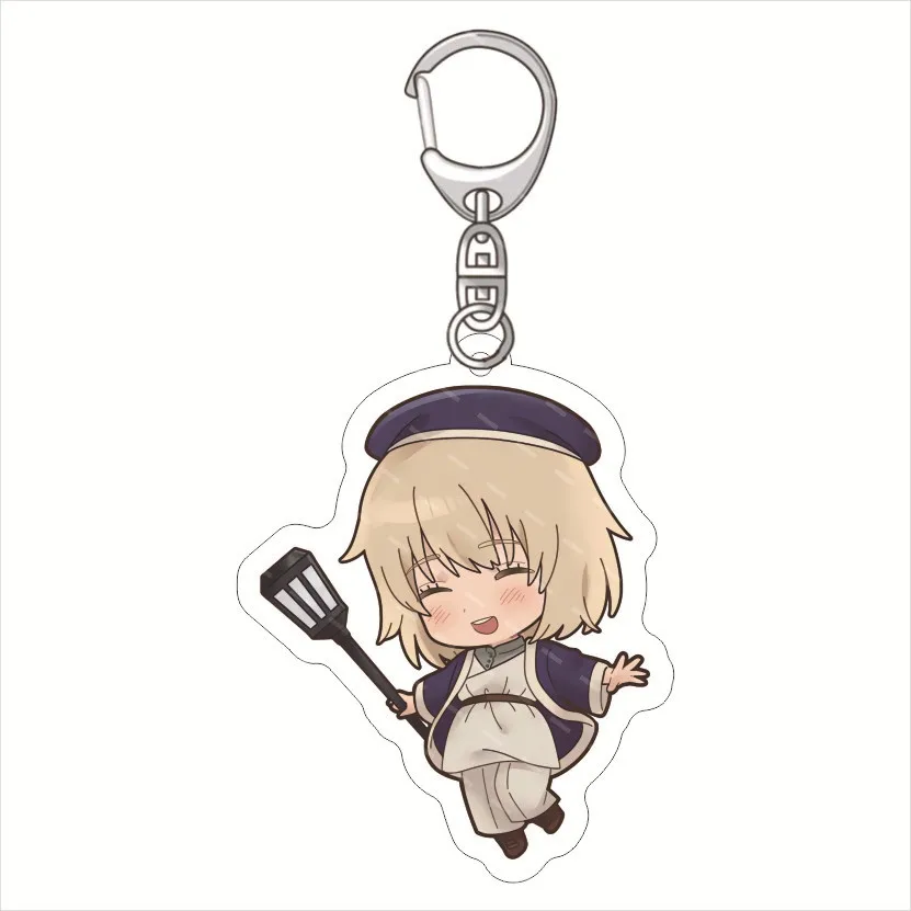 Llavero acrílico de Anime Merch Delicious In Dungeon, Marcille Donato, Laios Touden, Senshi, figura de Chilchuck Tims colgante, decoración de bolsa