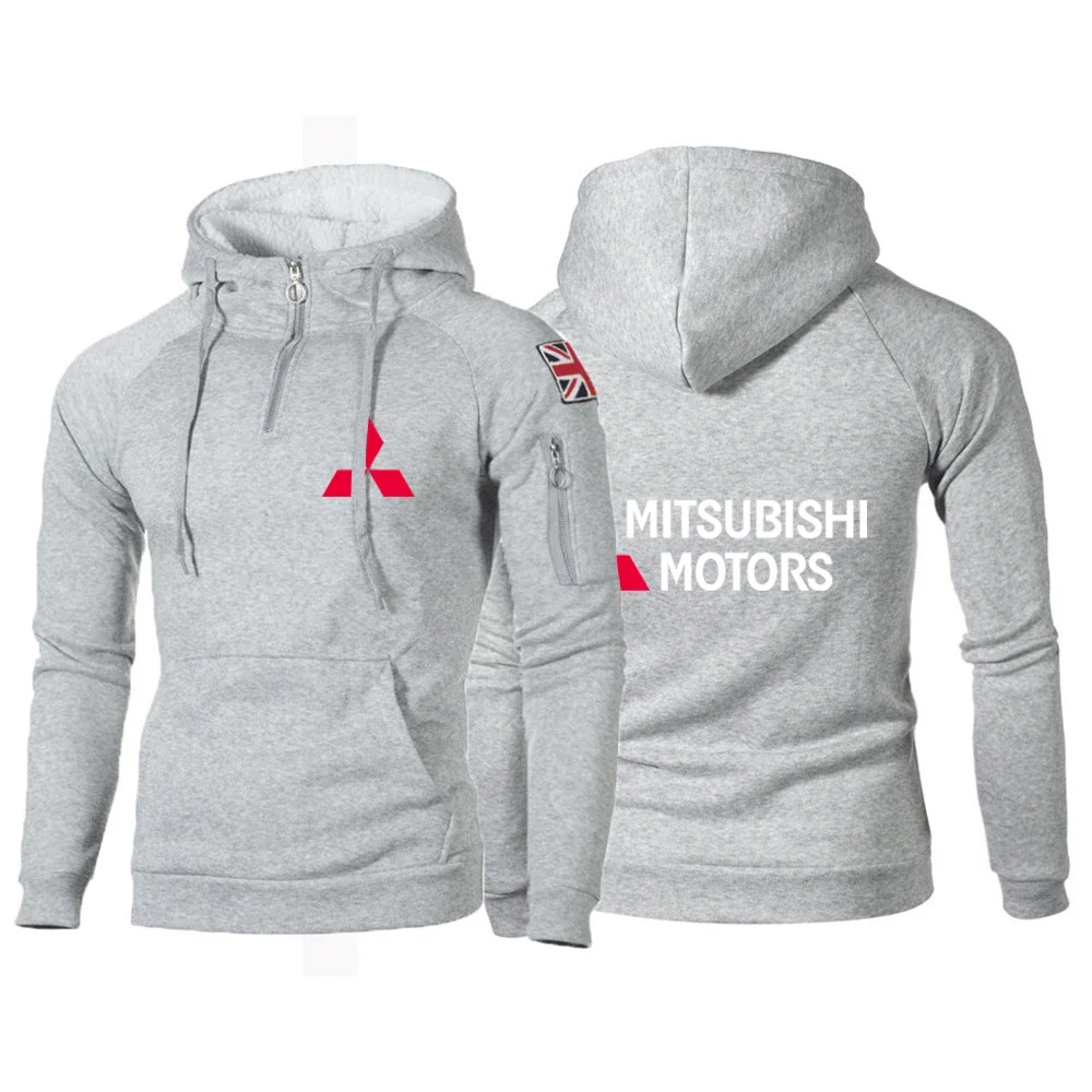 2024 New Men Motorcycle For Mitsubishi Spring Autumn Cotton Sport Running Sweatshirt Self-cultivation Fitness Hoodie Sportswear