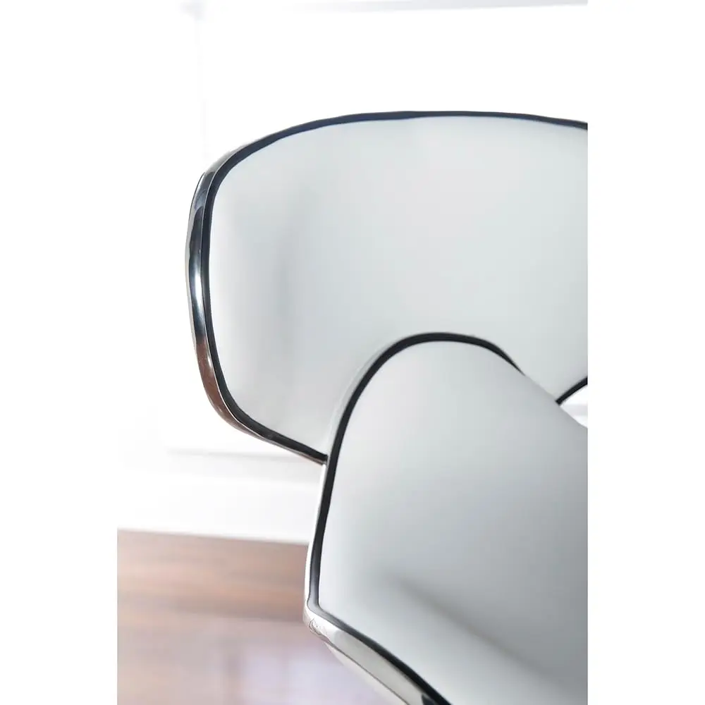 Adjustable Barstool, White