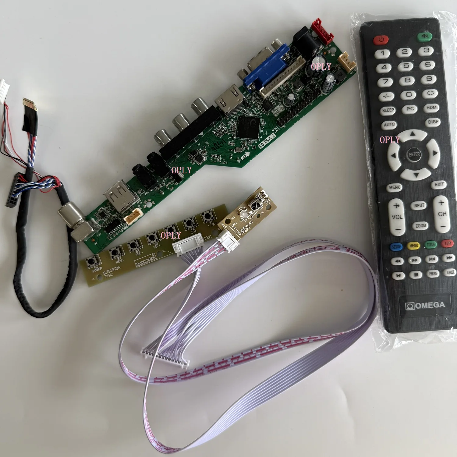 Controller Driver Board Analog TV for LP156WH3 LP156WH9 LP156WH4 LCD 1366*768 15.6