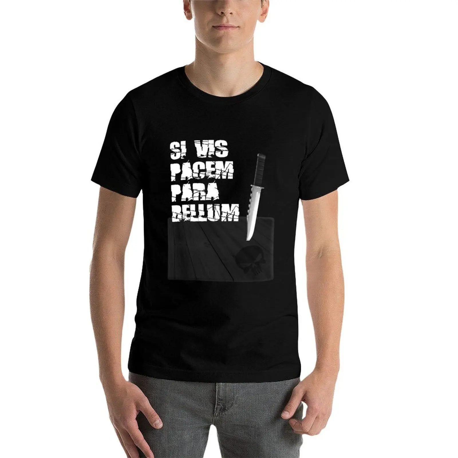 

Si Vis Pacem Para Bellum T-Shirt man t shirts cotton man t shirt luxury T-Shirt