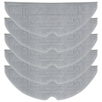 5 Pcs Mop Pads for Roborock S8, S8+, S8 Pro Ultra Robot Vacuum, VibraRise 2.0 Washable Reusable Mopping Pads