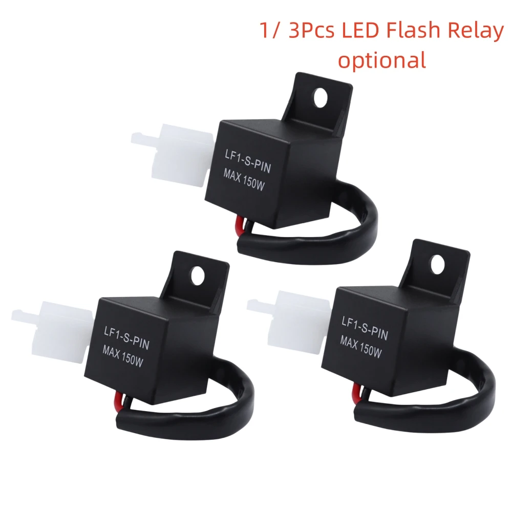 1/3pcs 12a 2pin elektronisches LED-Blink relais für Honda Kawasaki Suzuki Yamaha Motorrad Motor Blinker Lampe Hyper Flash