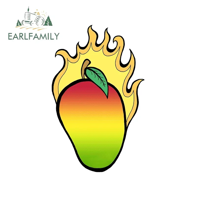 EARLFAMILY 13cm X 8.3cm For Flamingo Funny Car Stickers Motorcycle Decal Waterproof Scratch-Proof Decals Decoration