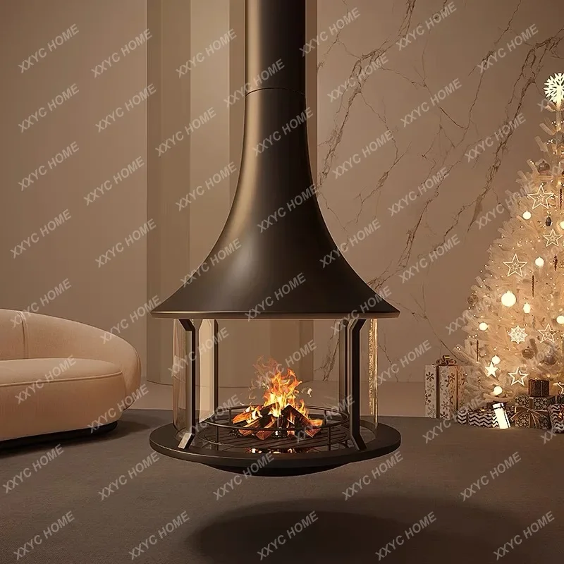 Fireplace household real fire burning wood alcohol simulation fire atomization decorative heater