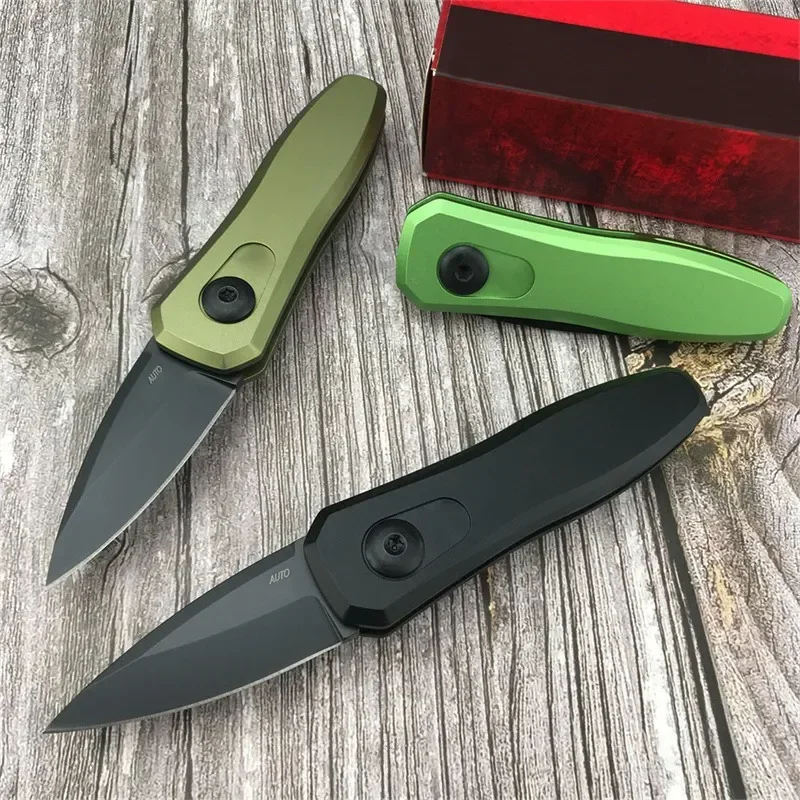 

KS 7500 AU TO Launch 4 Small Pocket Knife 8Cr18Mov Blade Aluminum Alloy Handles Tactical Outdoor Everyday Carry Survival Knives