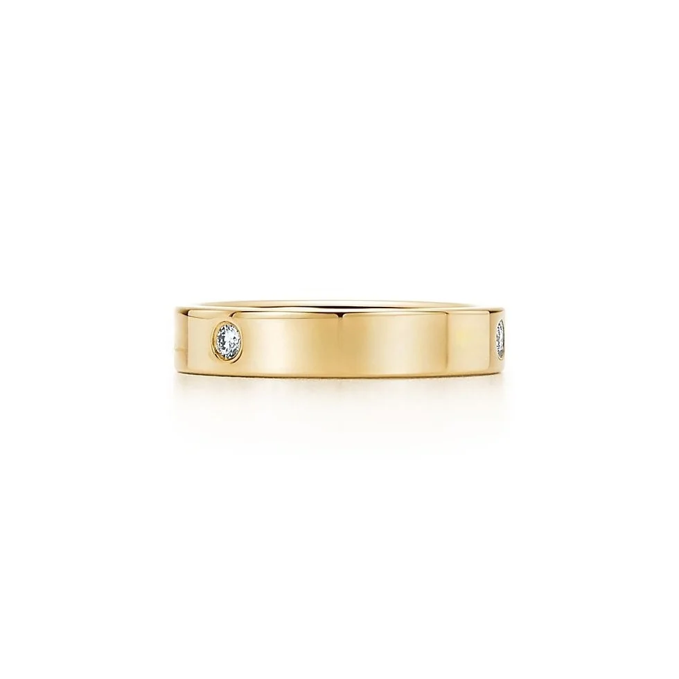 Polished Smooth Plain Band Stackable Finger Ring for Ladies Minimalist Classic Fashion Jewelry Daily Dating Wedding Promise Accessory Birthday Anniversary Holiday Party Gift for Women Her
