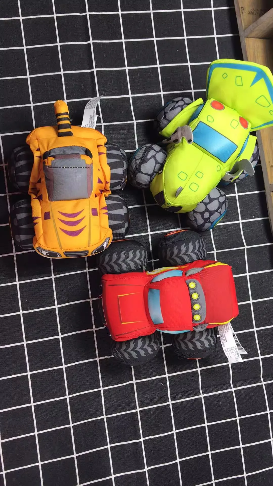 Cyclone Battle team speedster off-road vehicle Blaze Monster animated plush car toy