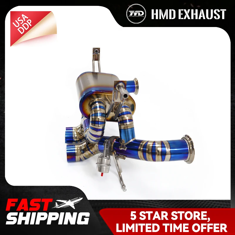 

HMD Ti Exhaust System High Performance Catback for Lamborghini Acentador S LP740 Valve Muffler High quality