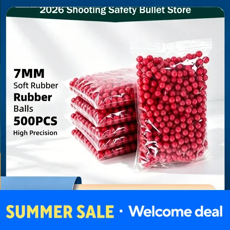 

2026 For Cool Children Outdoor Play 7mm Red Soft Balls 500Pcs/Bag Portable Package Game Supplies 1Bag/2Bag/3Bag/5Bag/10Bag