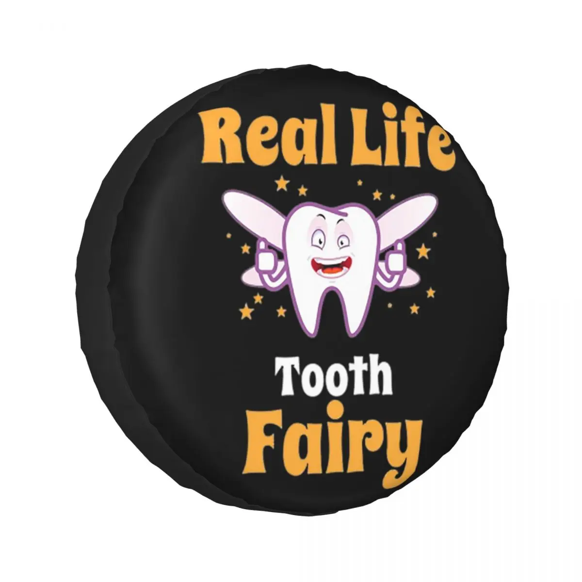 Real Life Tooth Fairy Tooth Fairy Dentist Tooth Spare Tire Cover for Jeep SUV RV 4WD Trailer 4x4 Wheel Protector Covers