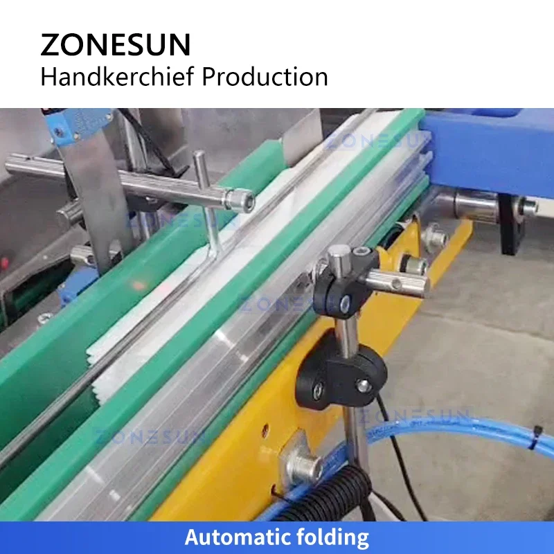 Zonesun Complete Tissue Paper Line Facial Tissue Packaging Line Sheet Cutting and Stacking Machine Flow Wrapper ZS-ZJL1