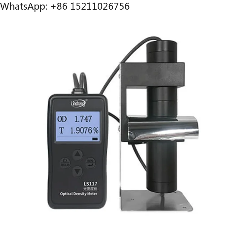 Linshang LS117 Densitometer Optical Density Meter Test Dot Area Aluminum X-ray Film with OD VLT Transmittance Replace Xrite 341C