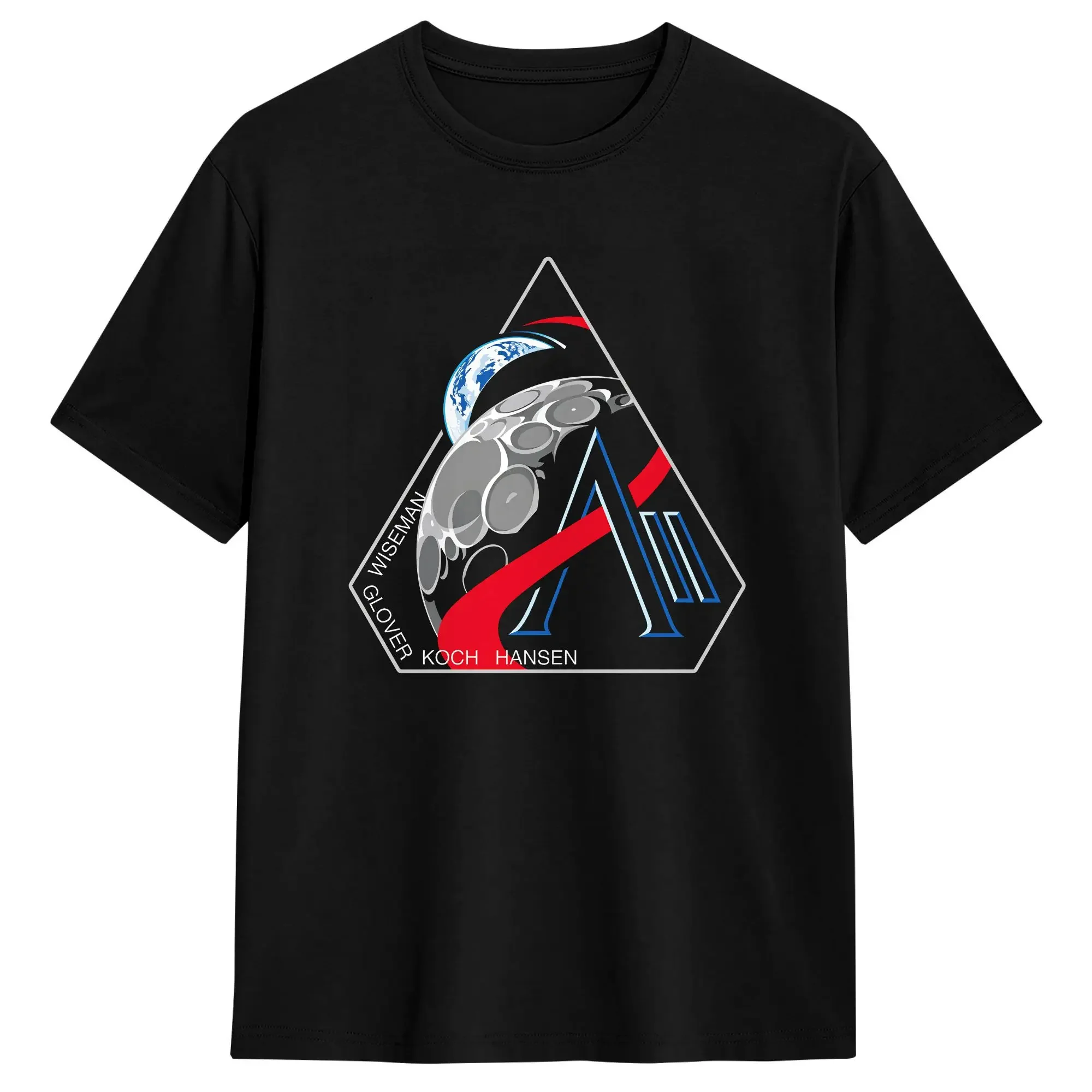 Artemis 2 Mission Logo T Shirt Summer Cotton T-Shirt for Couple Design Tee Shirt Vintage 2026 New Men's Clothing Women's T Shirt
