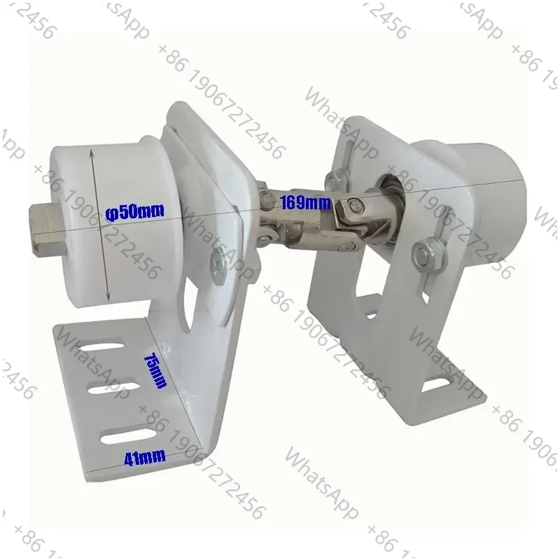 Motorized curtain bracket for 50mm Tube Motorized roller blinds accessories 90 degree L-shape bracket Driving Tube Connector