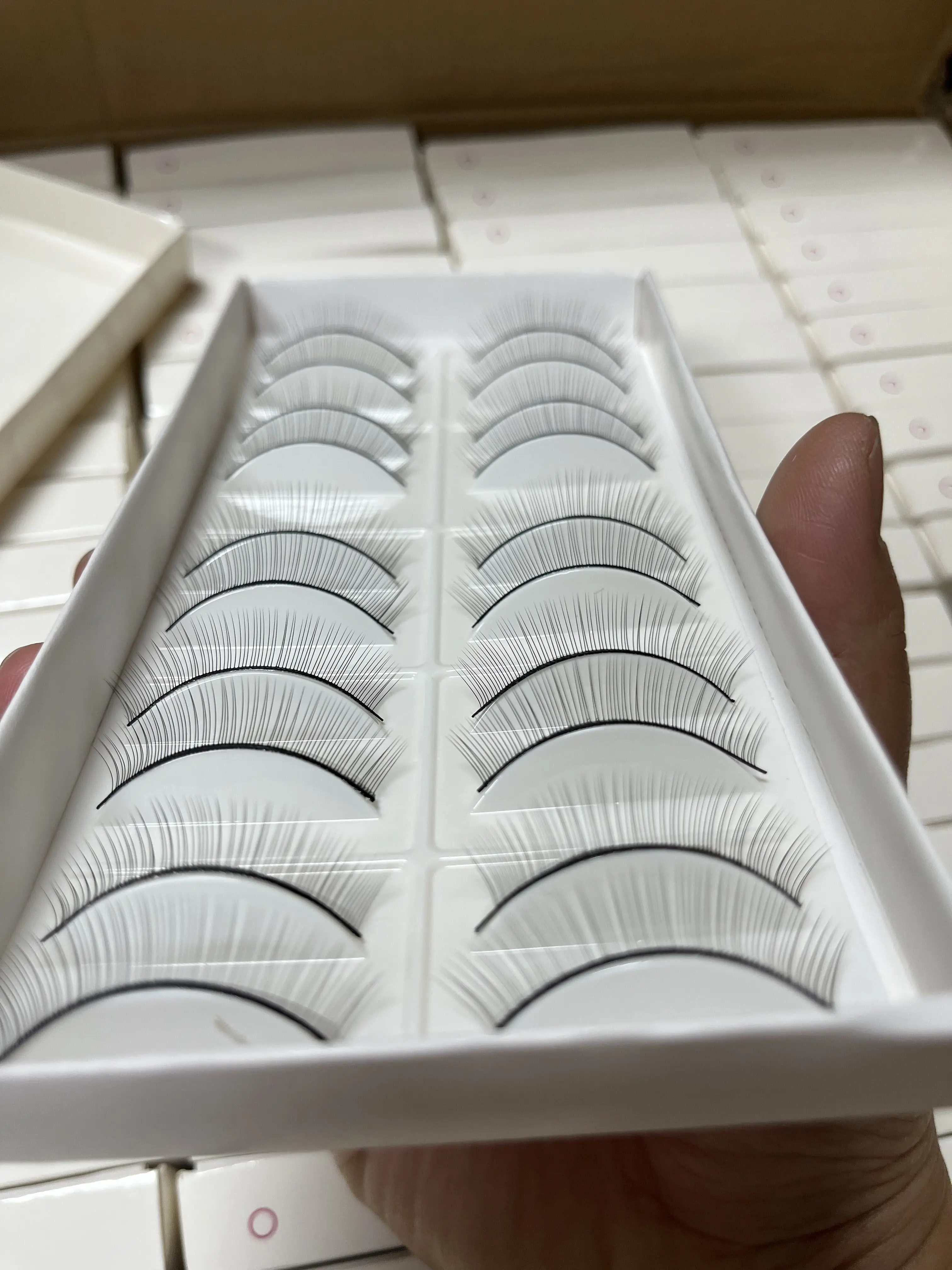 

200 Pairs Practice Lashes False Eyelash for Training Lash Beginner Learning Cotton Band Training Lashes