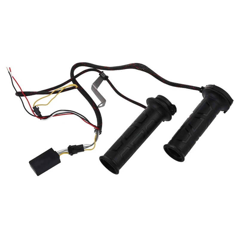 1Pair 7/8 Motorcycle Heated Handlebar Warmer 22Mm Adjustable Temperature Motorcycle Accessories