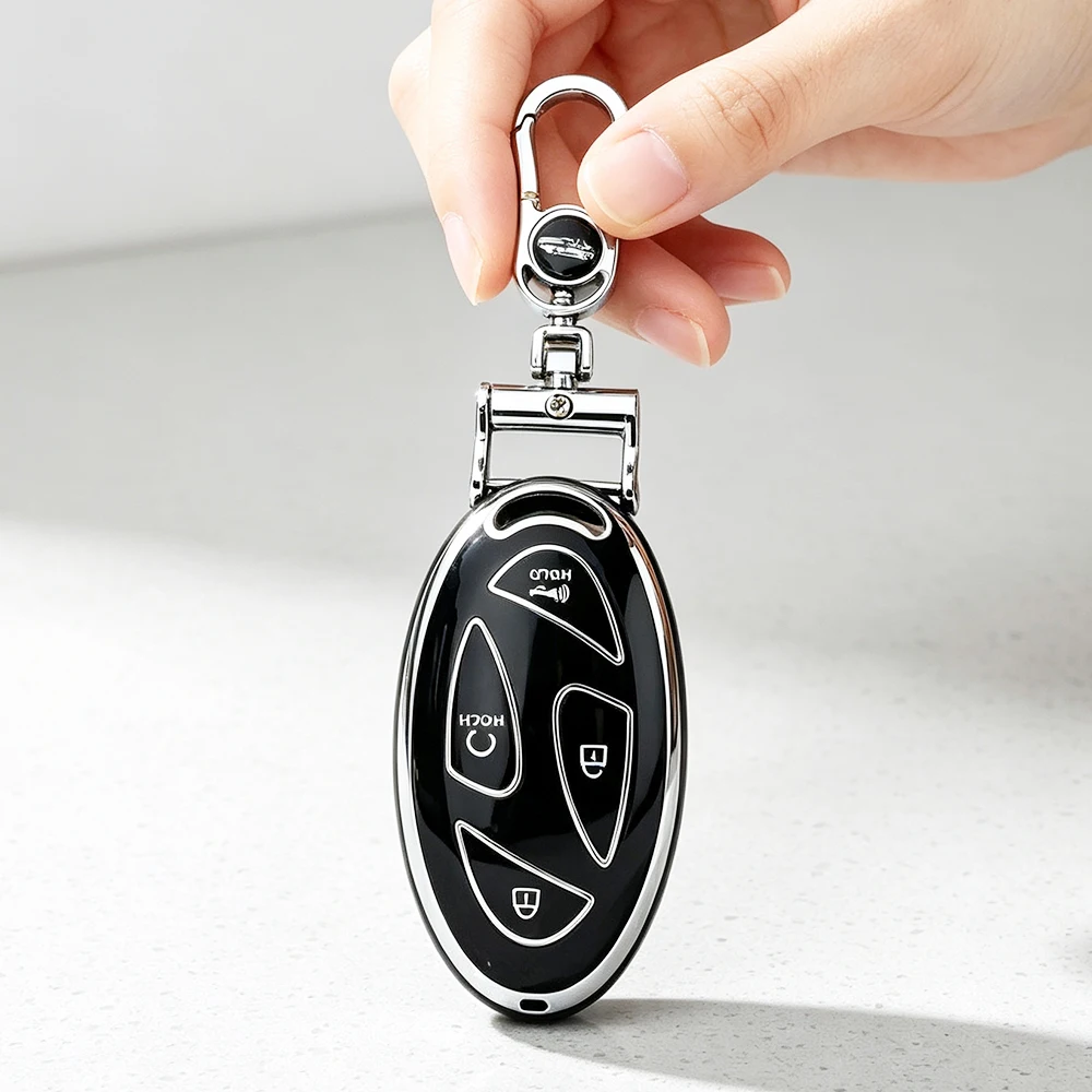 TPU Car Key Case Cover for Hyundai Tucson 2025 IONIQ 6 Kona Ioniq Santa Fe MX5 StubHub 2024 Remote Key Cover Accessories