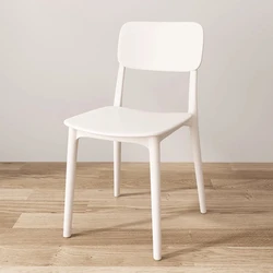 Plastic Modern Dining Chairs White Kitchen Home Bedroom Dining Chairs European Trendy Sillas De Comedor Furniture Decoration