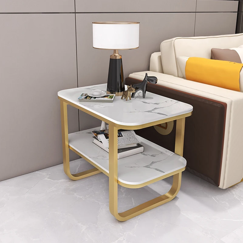 

Square Storage Side Table Bedroom Minimalist White Modern Coffee Tables Living Room Mobile Mesa Centro Salon Furniture For Home