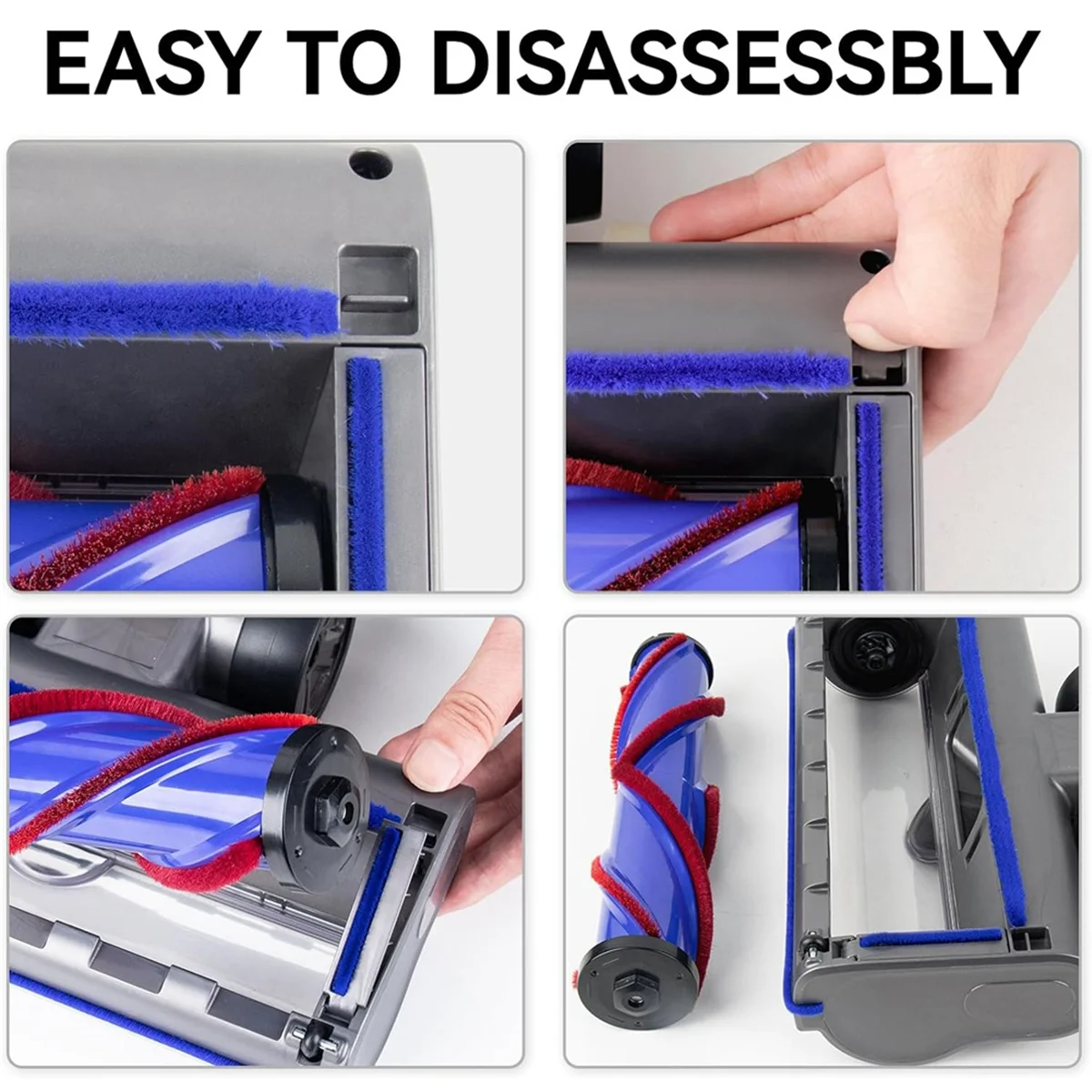 Cabeça de escova de acionamento direto para dyson gen 5/g5 detectar modelos fofos cabeça de limpeza peças de reposição acessórios chão cleann02r