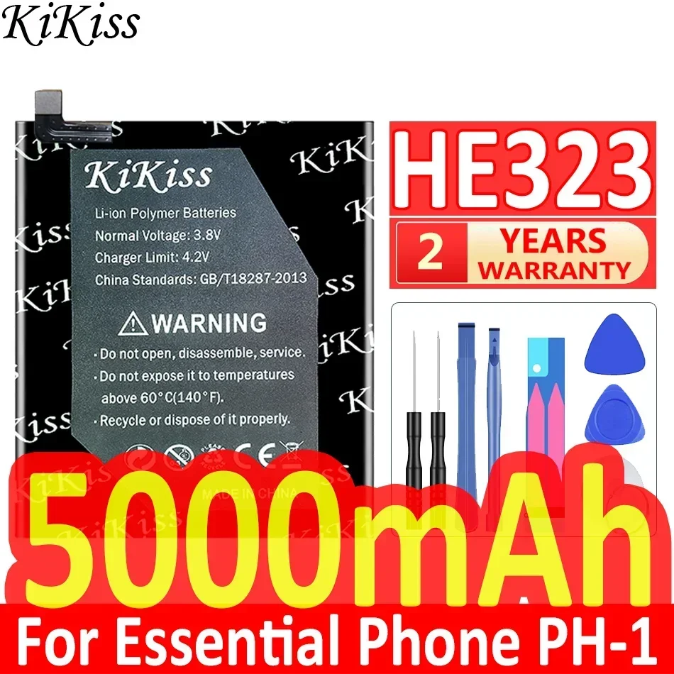 KiKiss Battery 5000mAh HE323 For Essential PH-1 Mobile Phone