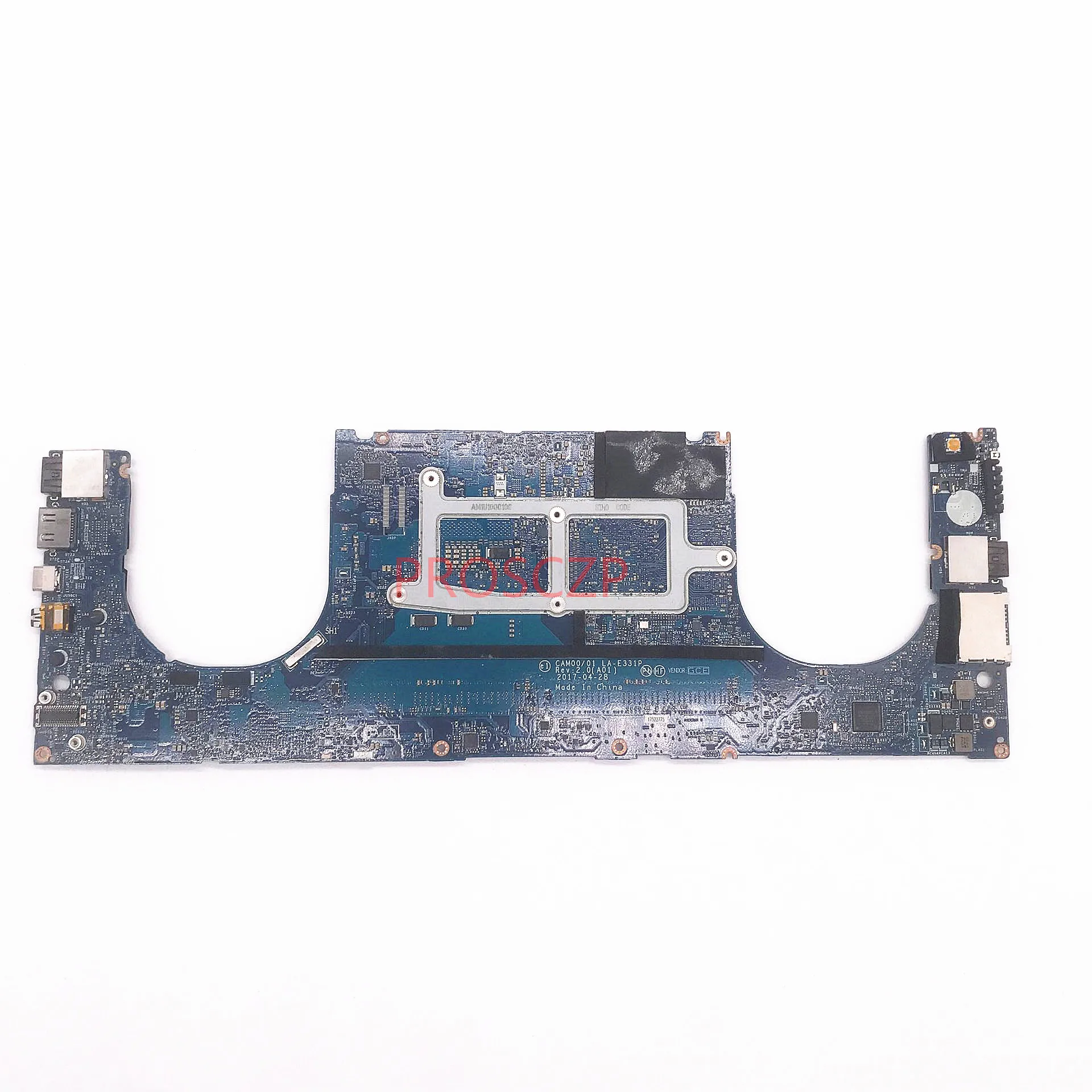 CN-0YV12N 0YV12N YV12N Mainboa For Dell 9560 Laptop Motherboard LA-E331P W/SR32S I5-7300HQ CPU N17P-G0-A1 GTX1050 4G 100%Working