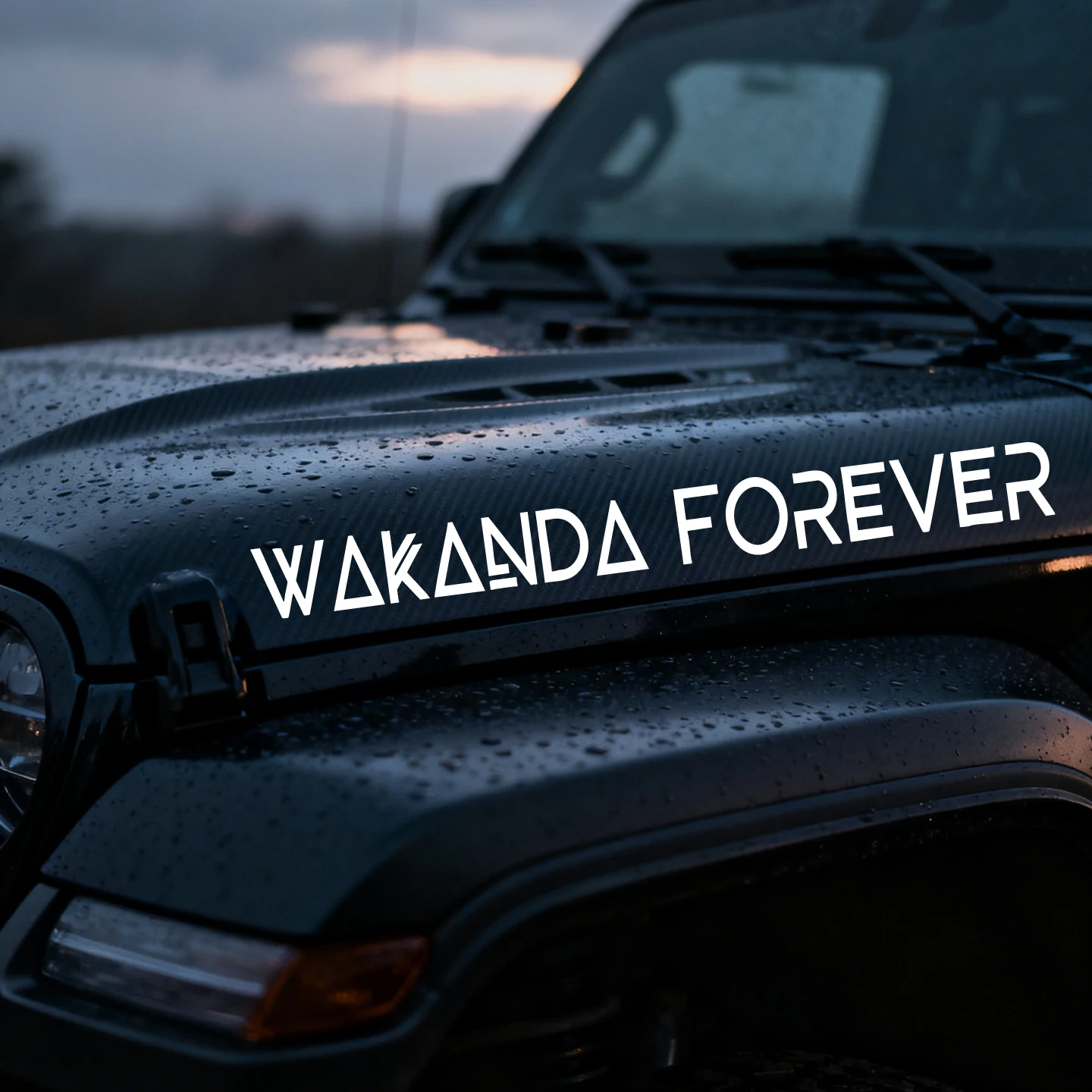 

Наклейка на автомобиль «Ваканда навсегда» с изображением Черной пантеры, водонепроницаемая, для авто, мотоцикла, ноутбука, компьютерного корпуса