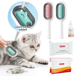 Cat Cleaning Floating Hair Removal Comb with Disposable Wipes Pet Grooming Accessories for Cats Gotas mascotas Dog Brush