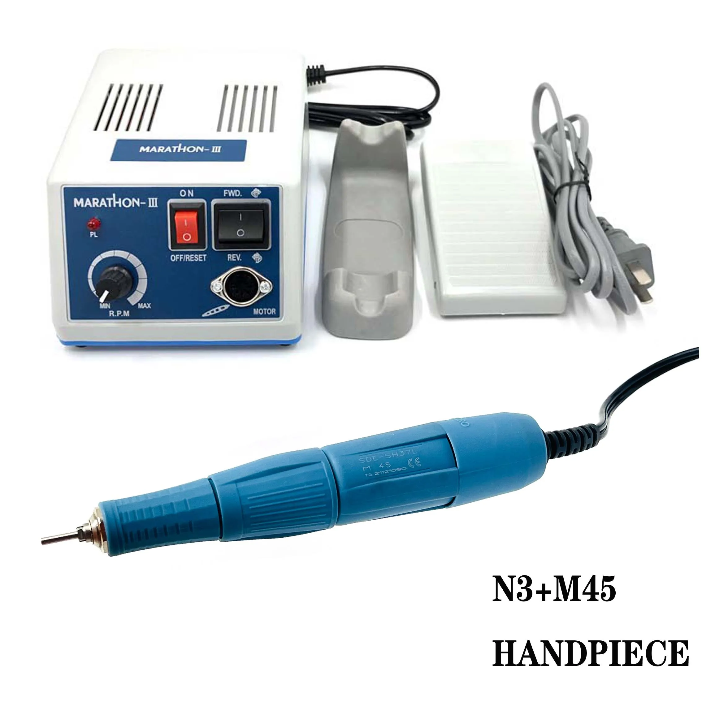 Dental LAB SMT Marathon N3 Micromotor Micro Motor 45,000RPM Handpiece Lab Equipment M45 SDE-SH37L  45K rpm Handpiece