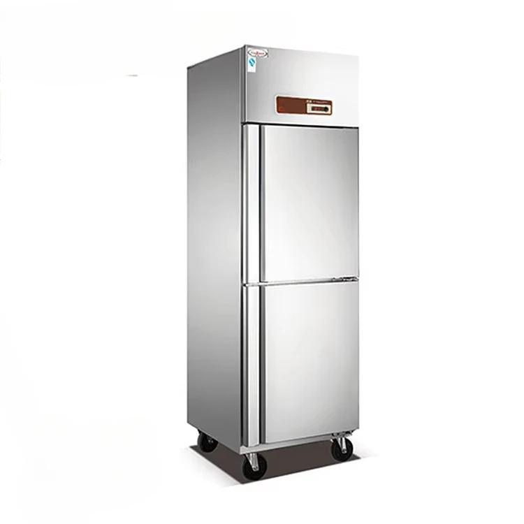 

Коммерческий мобильный электрический 2-дверный кухонный морозильник для еды, электрический шкаф для еды GD-2, кухонный холодильник