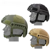 Casco rápido Airsoft MH casco ABS nuevo grueso al aire libre PJ pistola de aire tiro CS equipo de protección para adultos