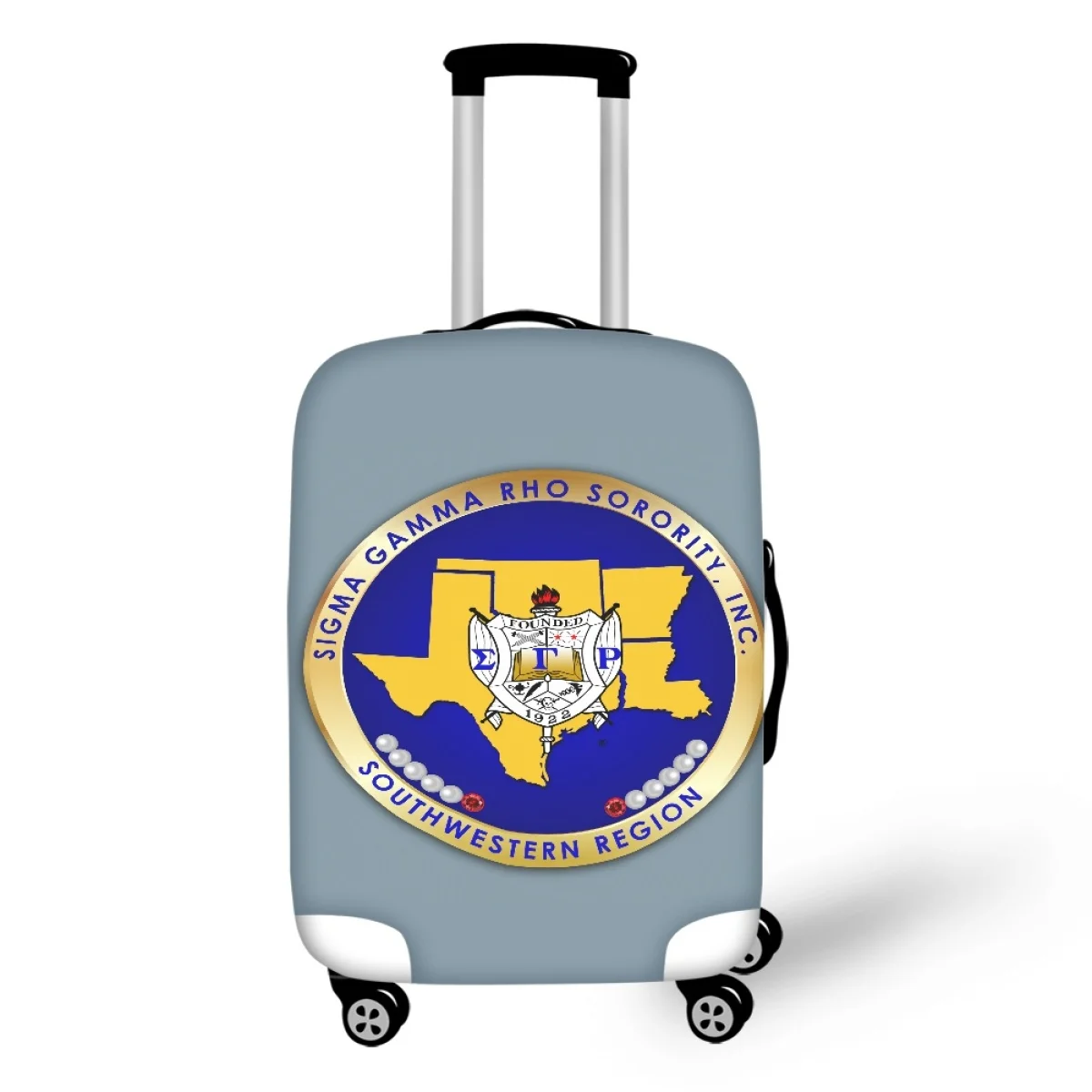 

FORUDESIGNS Travel Luggage Covers Durable Sigma Gamma Rho Element Design Suitcase Cover Accessories Elastic Protector Popular