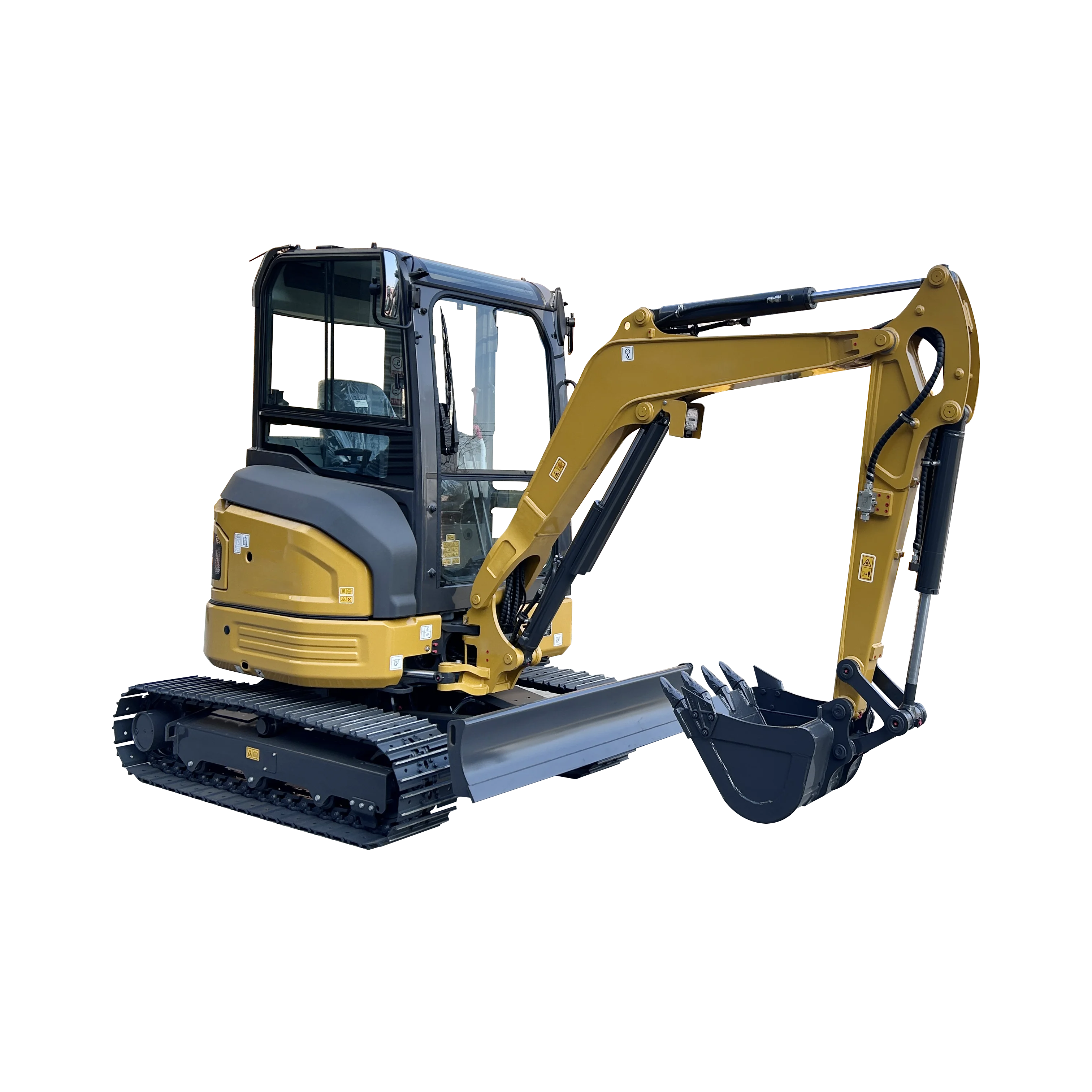 

3-тонный мини-экскаватор на гусеничном ходу с гидравлическим приводом для всех типов местности, для сельскохозяйственных работ, строительства, рытья траншей и дробления материалов.