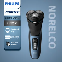 Philips Norelco Electric Shaver Series 3500 S3212, Wet & dry, Electric Rotation Shaver For Man, With Pop-up Trimmer