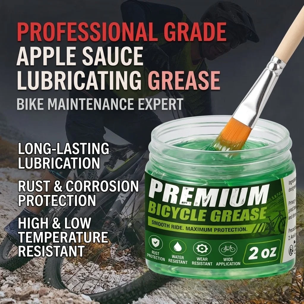 Ultimate Bike Maintenance Kit:Premium Bicycle Grease + Precise Application Brush-Stop Rust,Reduce Wear, and Ride Smoother Today!