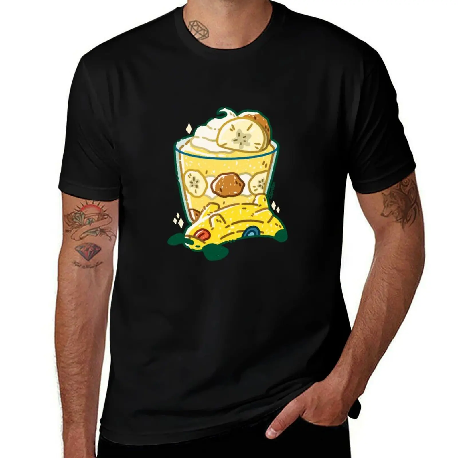 

Banana Pudding Dog T-Shirt tshirts personalised man t shirt cute clothes mens graphic t-shirts big and tall