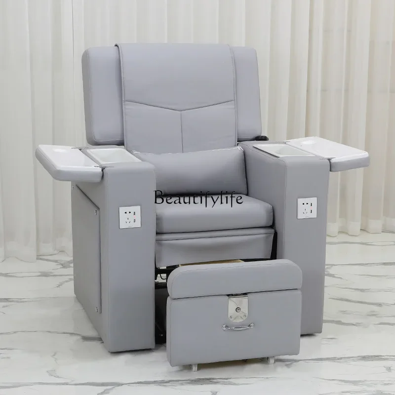 

02-Multifunctional eyelash embroidery sofa electric massage foot massage sofa recliner