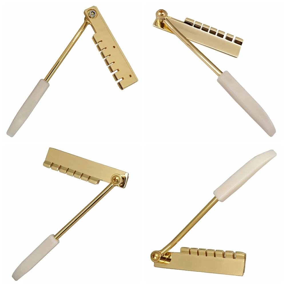 1set Short Verson Maestro Vibrola Vibrato Tremolo Bridge Arm Tailpiece Jazz Treble Bridge for SG LP Electric Guitar