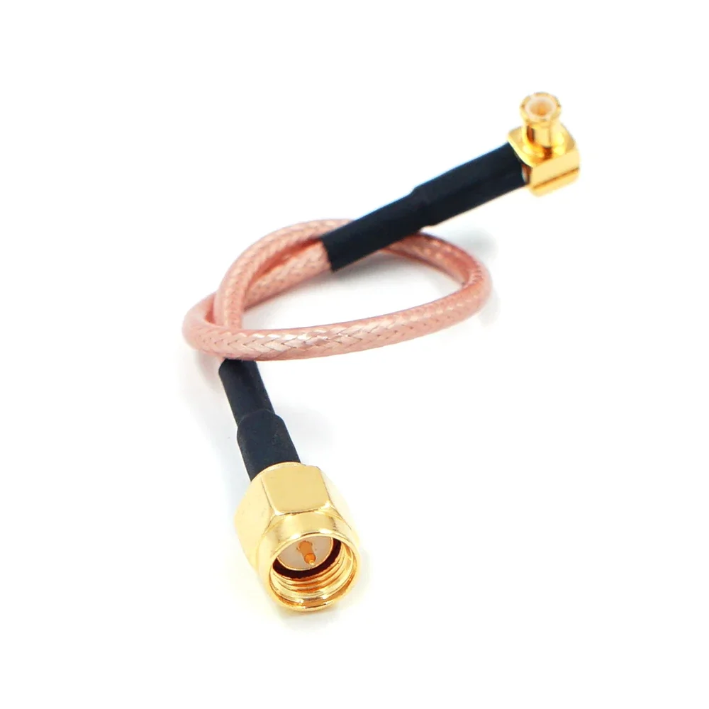 SMA Male to MCX Male Right Angle RG316 RF Pigtail Cable 50Ω Coaxial Adapter Connector for WiFi GPS Antenna Radio