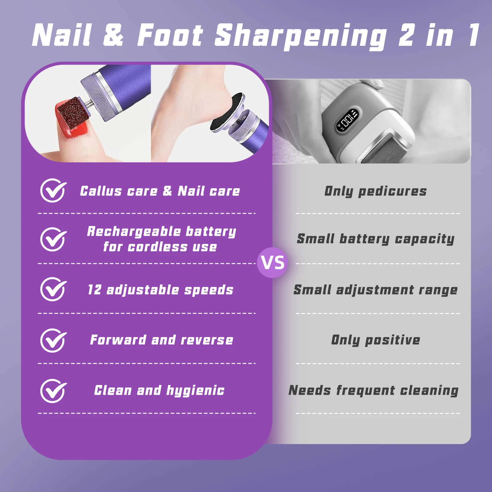 Thumbnail 2 - #2 Best Electronic Foot Files to Buy In 2026