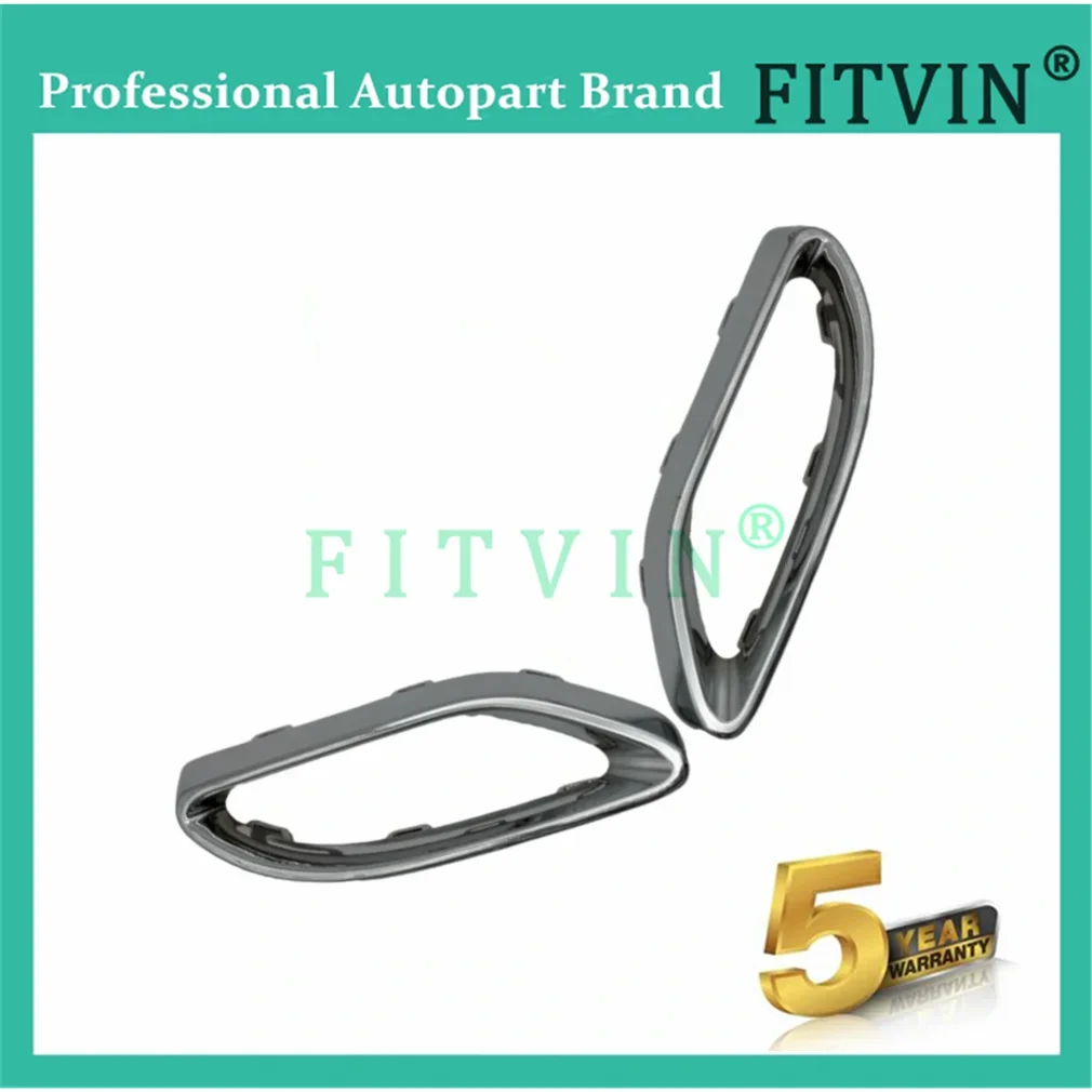 New  Rear Exhaust Pipe Trim Bezel Fit for Mercedes W177 A W238 E W205 C 2058852221,2058852321 1 Pair
